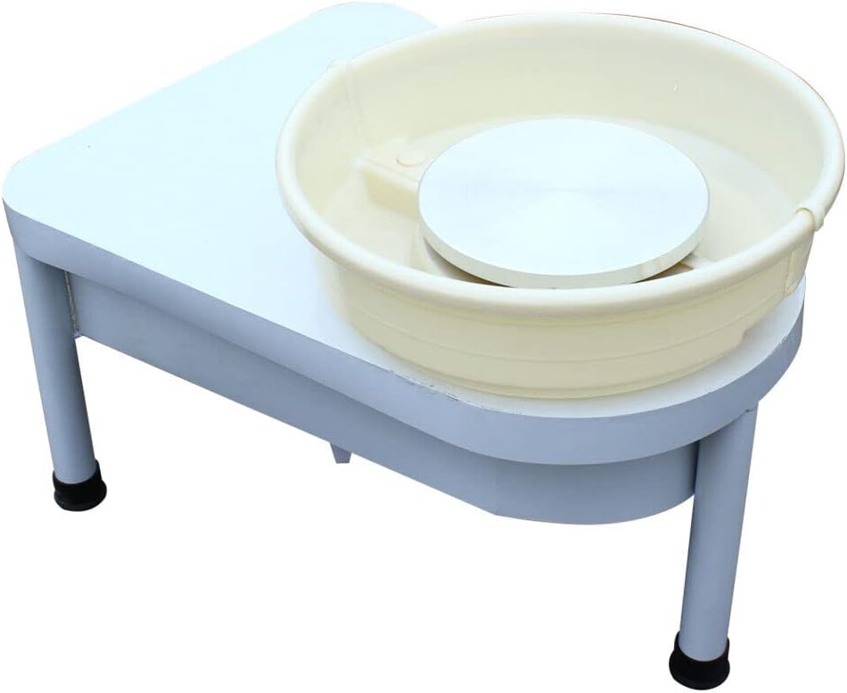 Elektrische Pottenbakkersschijf – Pottenbakkersmachine – Keramiek Draaischijf – Klei Draaibank – Pottenbakkersrad – 25 cm Draaiplateau – 300 RPM Met Voetpedaal