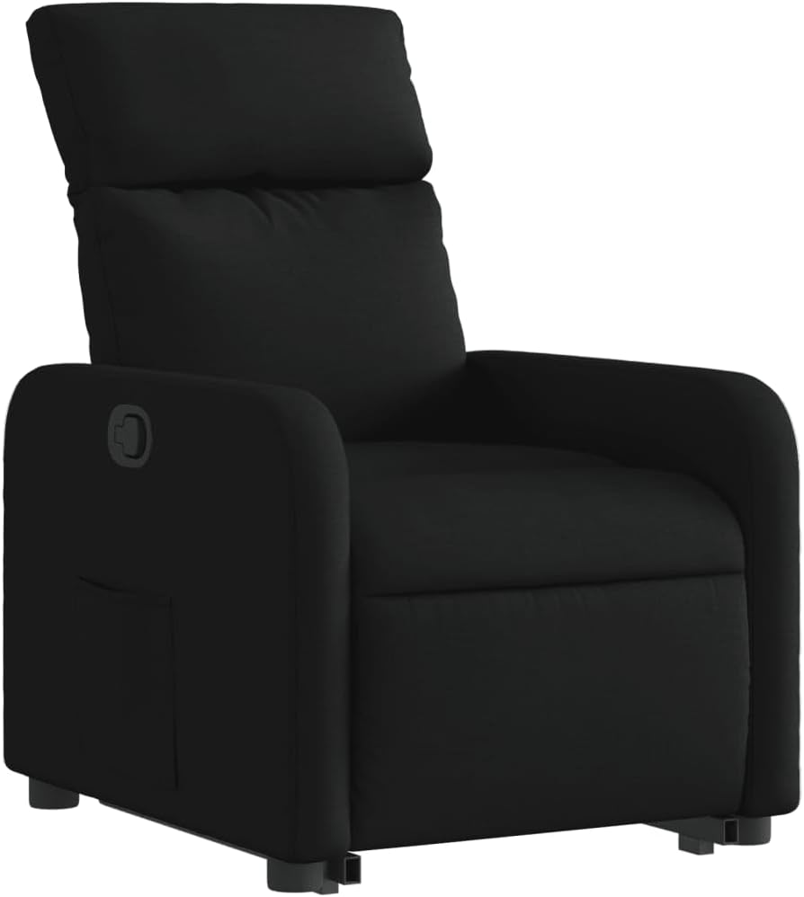 vidaXL Stand up chair adjustable fabric black