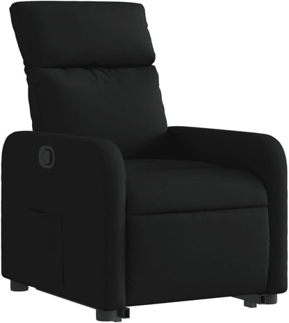 vidaXL Stand up chair adjustable fabric black