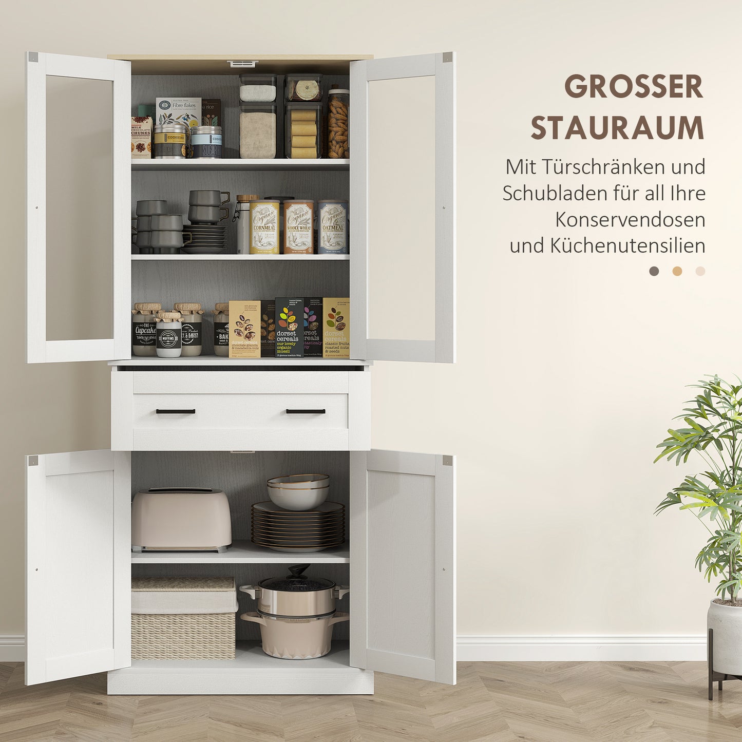 Spiegel – Staande Spiegel – Volledige Lengte Spiegel – Muurspiegel – Grote Spiegel – Wit Frame – 160 x 50 cm – Eenvoudig Op Te Hangen