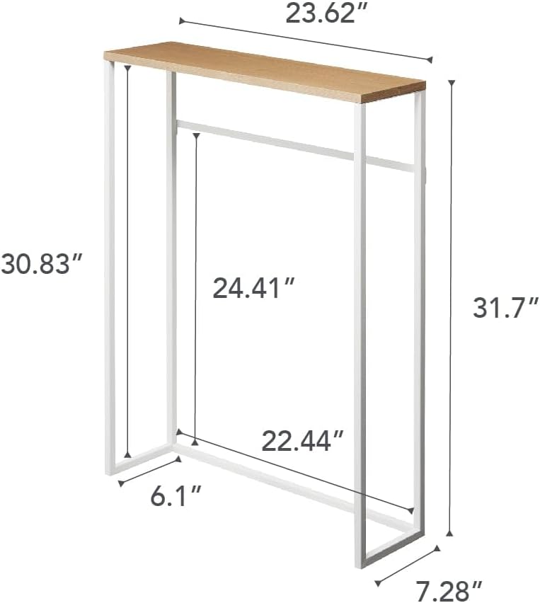 YAMAZAKI Consoletafel - Tower - wit