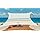 Neso Tents Strandtent met zandanker, draagbare luifel, zonnescherm, 2,1 x 2,1 meter, gepatenteerde versterkte hoeken, regenboog