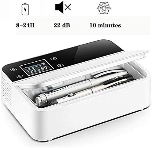 Draagbare Insuline Koelkast – Mini Medicijn Koelkast – Medicatie Koelbox – Reis Koelkast – Auto Koelkast – Constante Temperatuur 2-8°C – 8 Uur Draadloos Koelen
