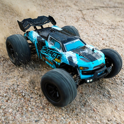 RC Auto – Bestuurbare Auto – RC Truck – Afstandsbestuurbare Auto – 1:16 Schaal – Brushless Motor 4000KV – Dual Batterijen – 75 km/h – 4WD