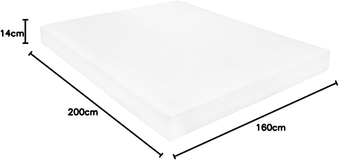 vidaXL Mattress 7 Zone PU Foam H2 H3 Bed mattress Mattresses Foam mattress Bed