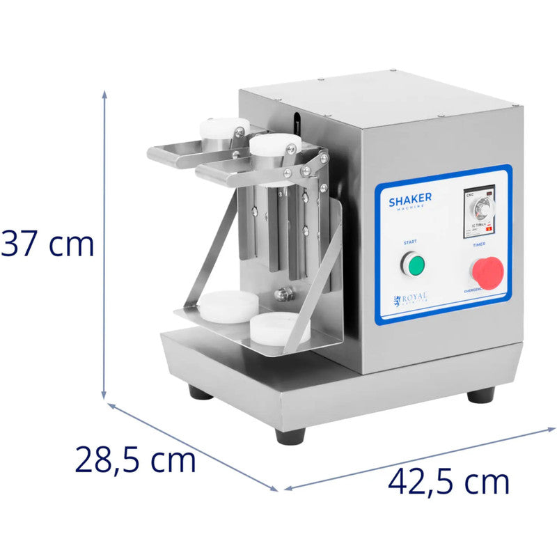Shaker Mixer Bar – Cocktail Mixer – Drankenshaker – Dubbele Shaker – Bar Blender – Dubbele Bekers 350/750 ml – 240 RPM Motor – Roestvrij Staal – Timer & Veiligheidsschakelaar