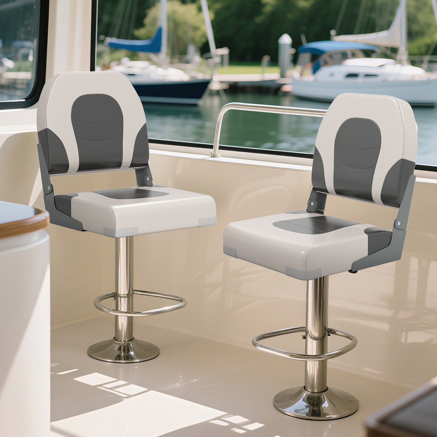 Bootstoel – Klapstoel – Stuurstoel – Vissersstoel – Buitenstoel – Inklapbaar – Waterbestendig – Ergonomisch Kussen