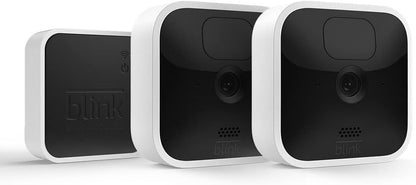 Blink Indoor: draadloze HD-beveiligingscamera met bewegingsdetectie en tweerichtingsaudio waarvan de batterijen twee jaar meegaan | Blink Abonnement gratis proefperiode | 2-delig camerasysteem