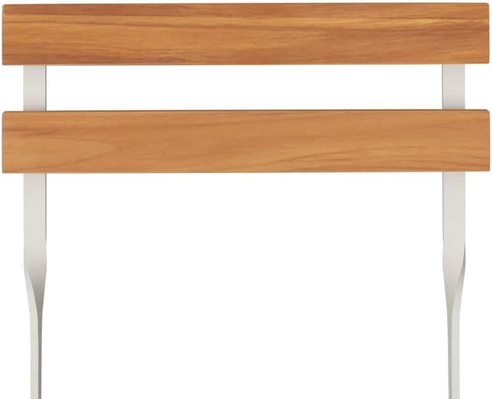 Terrasmeubelen, tuinbank, meubelsets, lounge-set, 5-delig, bistroset, inklapbaar, massief hout, acacia en staal - QUORE