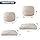 MAXYOYO Zitzak-bed – omzetbaar van zitzak-stoel naar bed – schuimstof-sofa met pluizige hoes en zachte vulling voor volwassenen, tieners, gasten (beige, 150 x 200 cm)