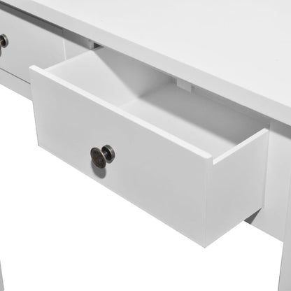 vidaXL Side Table with Drawers White Side Table Table Side Tables Furniture