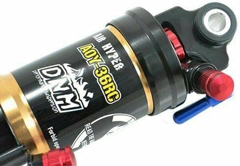 DNM AOY-36RC Mountain Bike Air Rear Shock met Lockout 165 x 35 mm 4-systeem, goud, ST1475-T