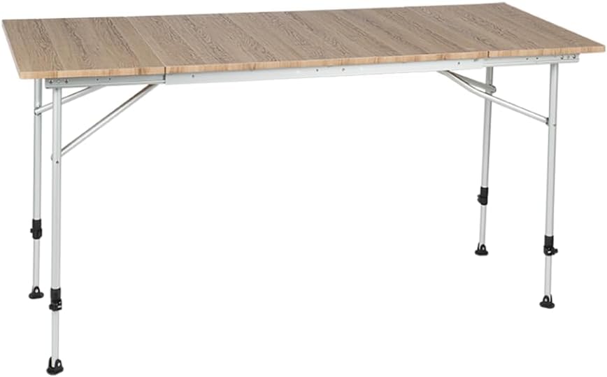 Travellife Campingtafel Sorrento Uitschuifbaar Honeycomb Brown 80/110/140cm - QUORE