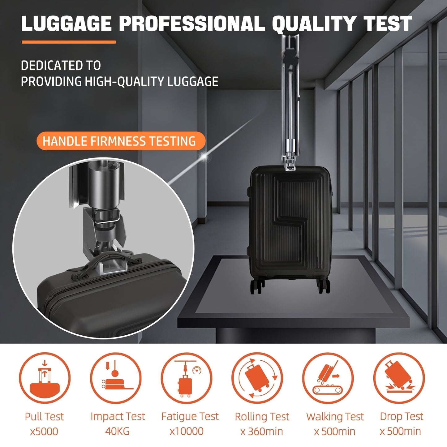 Kofferset – Reiskoffers – Bagage – Trolley – Spinner Koffers – 3-delig 20” 24” 28” – Duurzaam PP Materiaal – TSA Cijferslot & 360° Draaibare Wielen