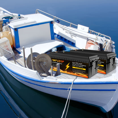 Lithium Accu – Lithium Batterij – LiFePO4 Accu – Bootaccu – Solar Accu – 12V 200Ah Capaciteit – Geavanceerd BMS Systeem