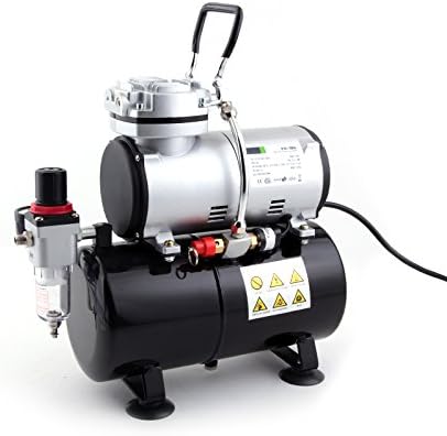 Airbrush Starterset – Airbrush Compressor – Airbrush Pistool – Airbrush Set – Airbrush Kit – Olievrije Compressor – Dubbele Actie Pistool