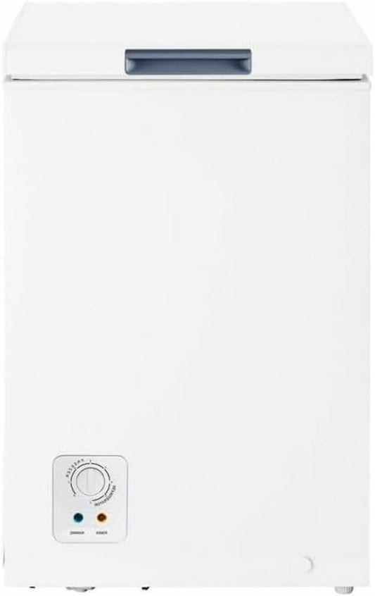 Hisense FT125D4AWE My Fesch Choice, Chest Freezer, Horizontal, Capacity 95 L, Height 85 cm, Basket with Handle, My Fesch Choice, Freezer Protect, Silent, 40 dBA, White - QUORE