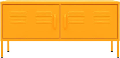 vidaXL TV cabinet 105x35x50cm steel mustard yellow, furniture set for TV