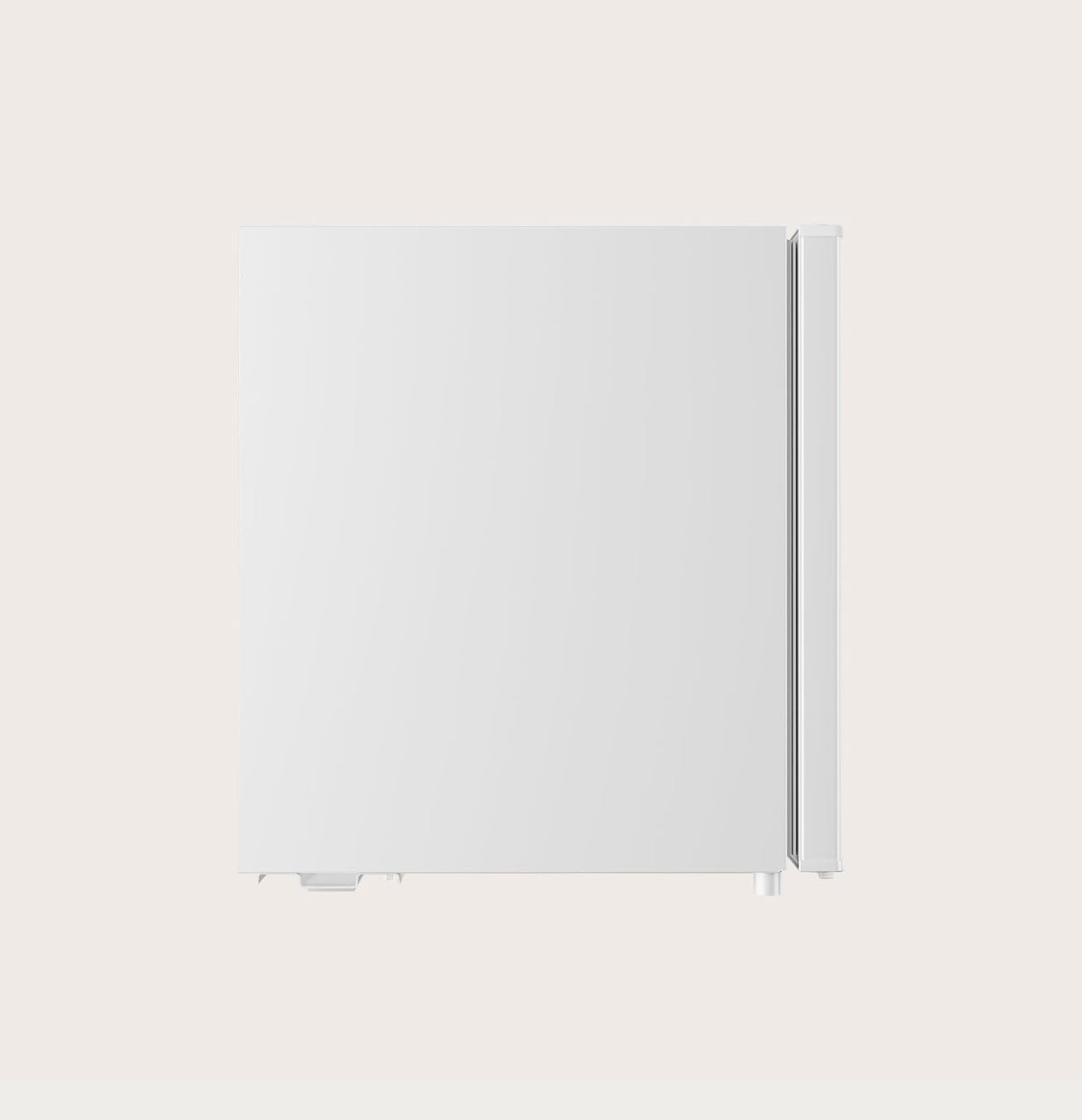 EVVO Mini-koelkast F22, 46 l, wit, energiebesparend 80 kWh/jaar, 41 dB, compact 48,5 cm, ideaal voor slaapkamer, kantoor en studio, stille mini-koelkast voor dranken en snacks