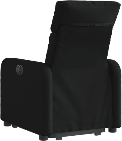 vidaXL Stand up chair adjustable fabric black