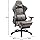 Dowinx Gaming Chair Ergonomic Racing Style Massage Lumbar Support Office Chair Computer PU Leather Retractable Footrest 4D Armrests - QUORE