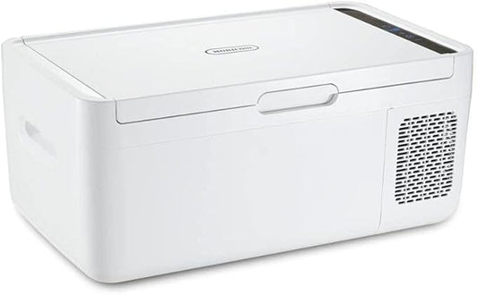 Draagbare Koelbox – Mobiele Koelkast – Mini Koelbox – Camping Koelbox – Autokoelbox – 15 Liter Inhoud – Compressor Koeling – 12V & 230V Aansluiting - QUORE