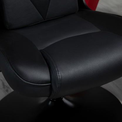 Ergonomische Gaming Bureaustoel – Gamingstoel – Bureaustoel – Werkstoel – Kantoorstoel – Zwart – Verstelbare Zithoogte – 360° Draaibaar Met Metalen Frame