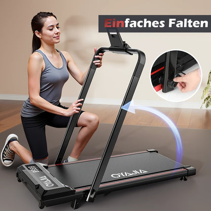 Loopband – Treadmill – Hardloopband – Wandelband – Sportband – Compact Inklapbaar – Handmatige Hellingshoek