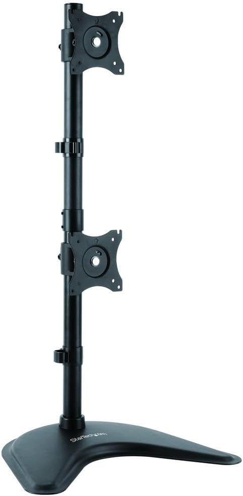 DDR4-ARMBARDUOV Dual Monitorhouder (verticale monitorstandaard voor 2 monitoren, voor VESA monitoren tot 27 inch)