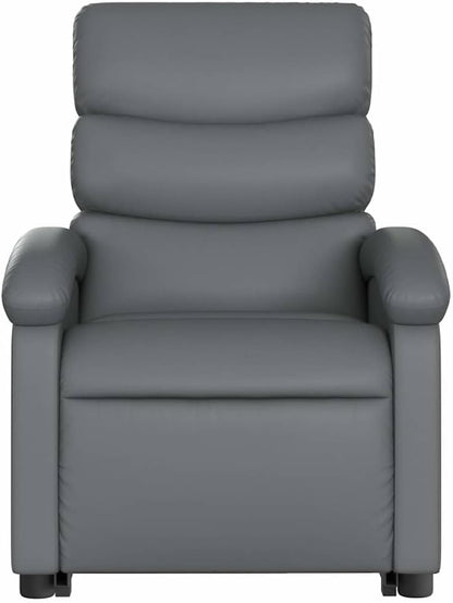 vidaXL Stand Up Chair Faux Leather Grey, Stand Up Chair, Stand Up Chair, Stand Up Chair, Stand Up Chair, Senior Chair, Stand Up Chair, Stand Up Chair, Stand Up Chair