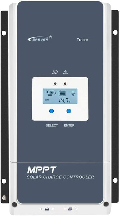 EPEVER 100A MPPT Solar Charge Controller 12V/24V/36V/48V met LCD Display, Open Circuit Voltage tot 150V voor Verzegeld, GEL, Overvloed en Gebruiker Tracer 10415AN