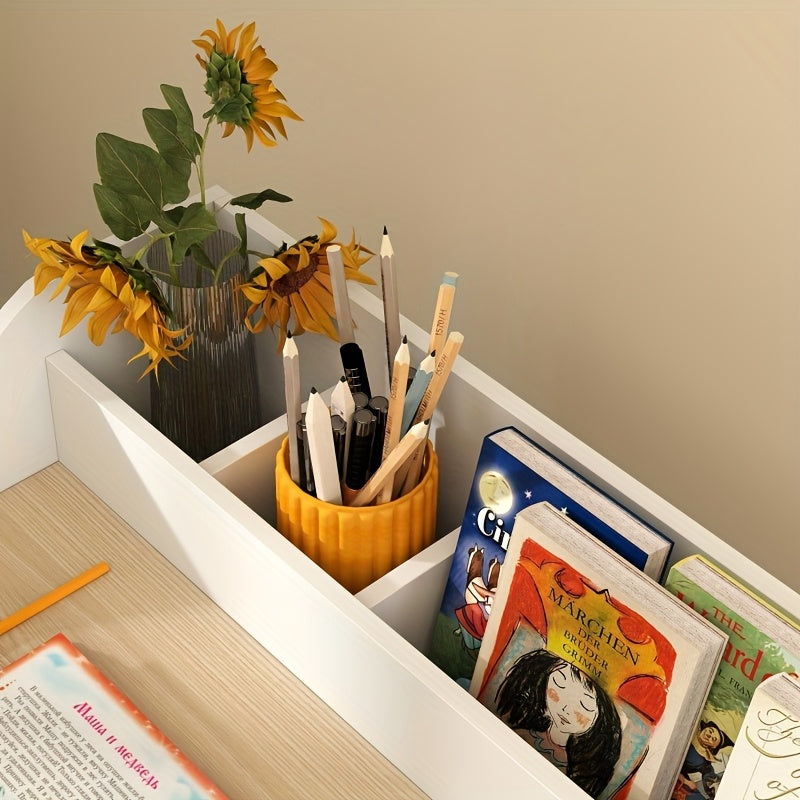 Bureau Set – Bureautafel – Werkplek – Bureaustoel – Bureau Meubel – Modern Wit – Duurzaam Niet-Hout – Compact Ruimtebesparend