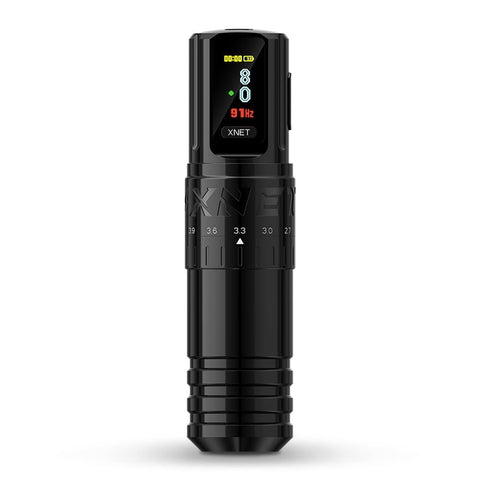 Vipera - Tattoo Machine - Tattoo Pen - Tattoo Set - Complete set for beginners &amp; advanced - Adjustable stroke 2.4-4.2mm - Tattoo Machine Pen - 10500Rpm - 2400mah - Black