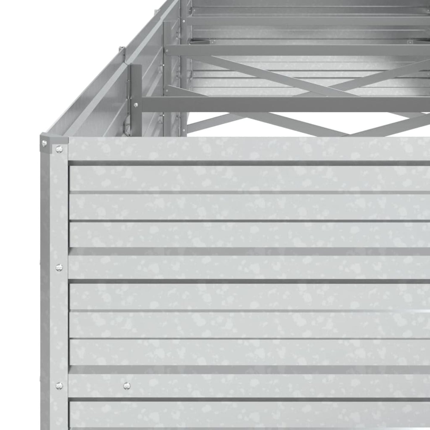 Hoogtebak Tuin – Verhoogd Plantenbed – Moestuinbak – Kruidenbak – Bloembak – Gegalvaniseerd Staal – 320x80x45 cm – Weerbestendig & Duurzaam