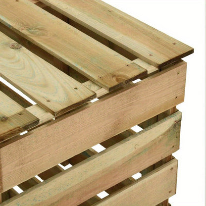 Compostbak – Compostvat – Composter – Compostemmer – Wormenbak – Geïmpregneerd Grenenhout – 80x50x100 cm – Weerbestendig & Stevig
