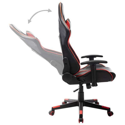 Gamingstoel – Game Stoel – Bureaustoel – Gamerstoel – Verstelbare Zithoogte – Kunstleren Bekleding - Rood