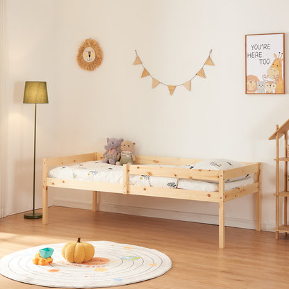Dubbel Kinderbed – Stapelbed – Uitschuifbaar Bed – Kinderbed Met Laden – Bed Met Opbergruimte – 90x200 cm – Massief Dennenhout Natuurlijk