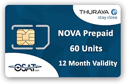 Thuraya Satelliettelefoon NOVA SIM met 60 Eenheden (70 Minuten)