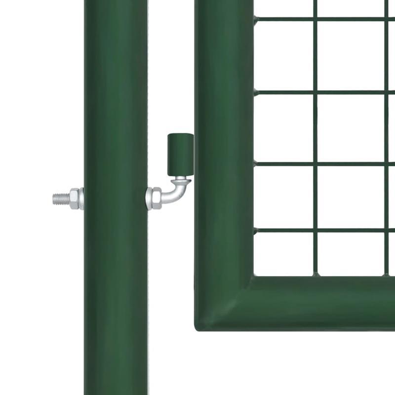 Groen Metalen Gaashek – Tuinhek – Gaashekwerk – Buitenhek – Dierenrenhek – Duurzaam Metaal – 390x75 cm – Weerbestendig Design