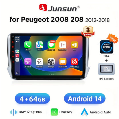 2DIN Multimedia Speler – Autoradio – Touchscreen Systeem – Navigatieunit – Car Audio – 9 Inch IPS Display – Draadloos Apple CarPlay en Android Auto