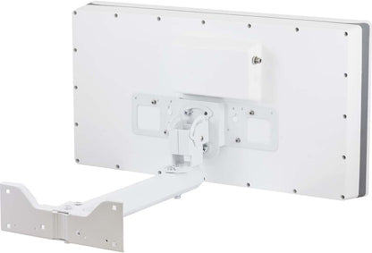 Telestar DIGIFLAT 1 Single Sat platte antenne voor 1 deelnemer (LNB: 0,2 dB, satellietschotel, vensterwand/masthouder, kompas, montagegereedschap) wit 5109470