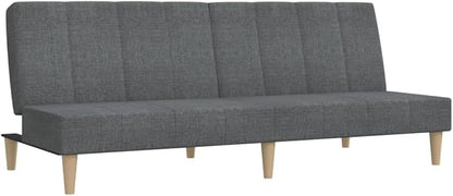 vidaXL Sofa bed 2 seater fabric light grey, sleeping sofa, sofa bed, adjustable sofa bed, sofa bed, folding sofa bed, folding sofa bed
