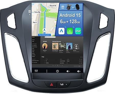 Android 15 Autoradio – 2-DIN Multimedia Speler – Inbouw Radio – Auto Navigatie Systeem – Touchscreen Headunit – Draadloos CarPlay & Android Auto – 9,7 Inch HD Display – Ingebouwde DSP Geluidsprocessor