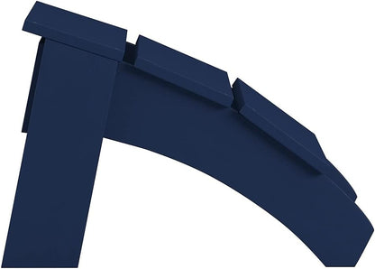 Flash Furniture Sawyer Binnen/Buiten Commerciële Grade Adirondack Ottomaanse - Navy All-Weather Adirondack-stijl voetsteun