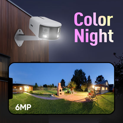 Beveiligingscamera – Bewakingscamera – Camerabewaking – Binnencamera – IP-camera – 6MP Resolutie – Full-Color Nachtzicht met 2-Weg Audio