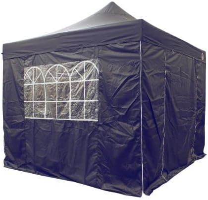 All Seasons Gazebos 3 x 3 m volledig waterdicht vouwpaviljoen met 4 zijpanelen - marineblauw