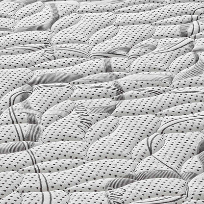 ROYAL DELUXE Mattress with MEMORY Effect - High-Density HR Foam - 100% Orthopedic Made in Italy - Cover with CARBONIO Relaxing Effect