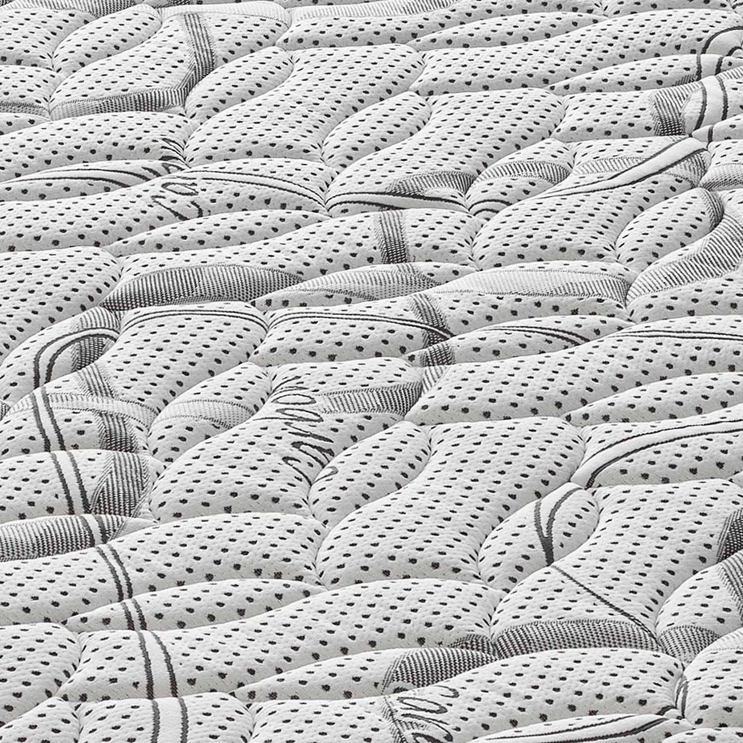 ROYAL DELUXE Mattress with MEMORY Effect - High-Density HR Foam - 100% Orthopedic Made in Italy - Cover with CARBONIO Relaxing Effect