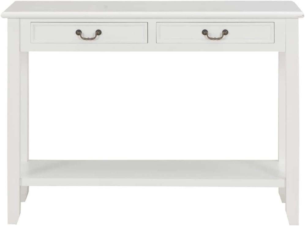 vidaXL Wall table 110x35x80 cm wood white