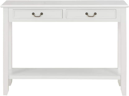 vidaXL Wall table 110x35x80 cm wood white